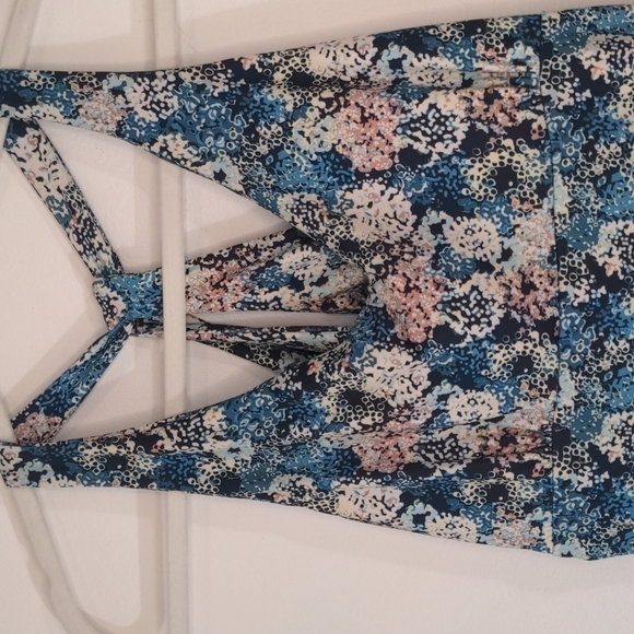 patagonia Magnolia Spring Furnai Floral Neo Navy dress large - Picture 4 of 9